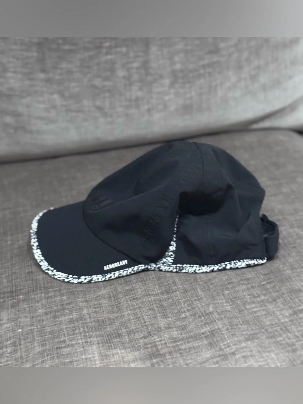 adidas Black Cap with Monochrome Trim